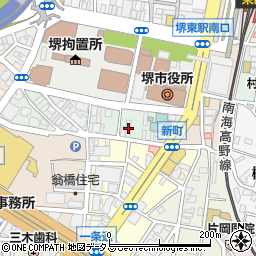イルチブレイン・ヨガ　堺東スタジオ周辺の地図