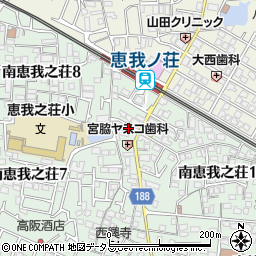 大阪府羽曳野市南恵我之荘7丁目1-24周辺の地図