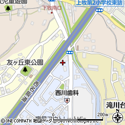 エニタイムフィットネス・上牧町店周辺の地図