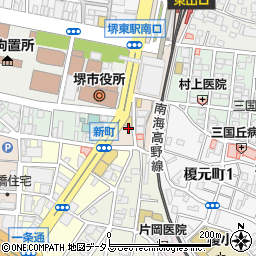 コメダ珈琲店 堺東店周辺の地図