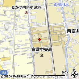 岡山県立倉敷中央高等学校周辺の地図