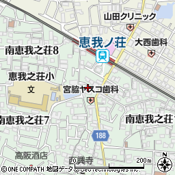 大阪府羽曳野市南恵我之荘7丁目1-23周辺の地図