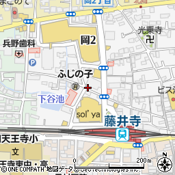 ＧＳパーク藤井寺駅前第二駐車場周辺の地図