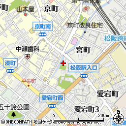 三重県松阪市宮町338-4周辺の地図