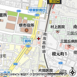 米田歯科医院周辺の地図