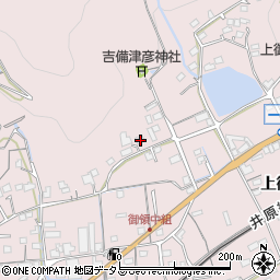 広島県福山市神辺町上御領815周辺の地図