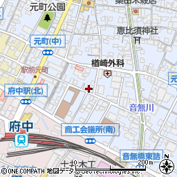 広島県府中市元町451周辺の地図