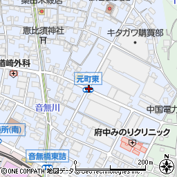 元町東周辺の地図