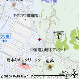 広島県府中市元町67周辺の地図