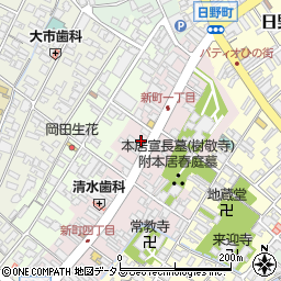 三重県松阪市新町828-2周辺の地図