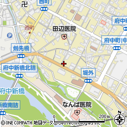 広島県府中市府中町125周辺の地図