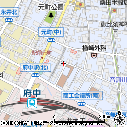 広島県府中市元町456周辺の地図