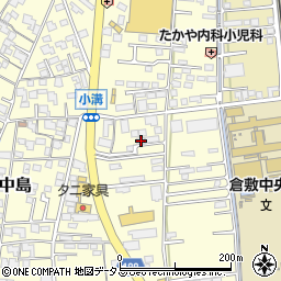 岡山県倉敷市中島2615周辺の地図