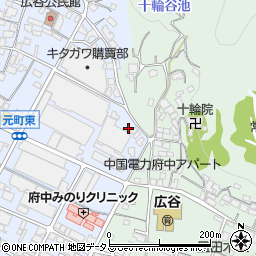 広島県府中市元町65周辺の地図