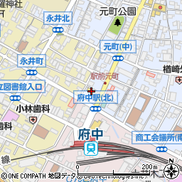 広島県府中市元町470周辺の地図