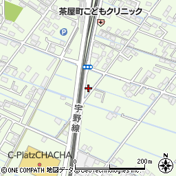岡山県倉敷市茶屋町529-1周辺の地図