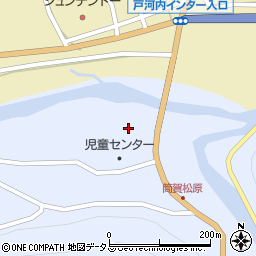 広島県山県郡安芸太田町中筒賀416-1周辺の地図