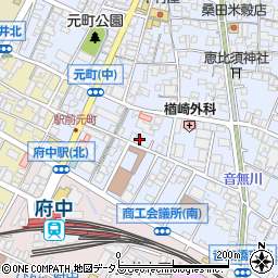 広島県府中市元町455周辺の地図