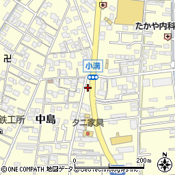 岡山県倉敷市中島2608周辺の地図