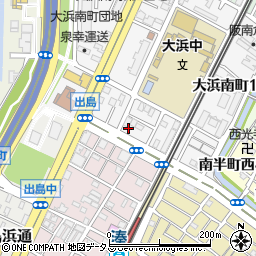 セブンイレブン堺大浜南町２丁店周辺の地図