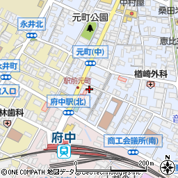 広島県府中市元町475周辺の地図