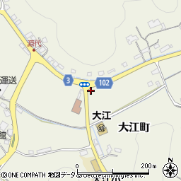岡山県井原市大江町周辺の地図