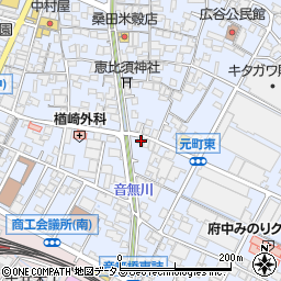 広島県府中市元町102周辺の地図