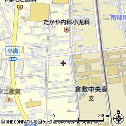 倉敷ケーブルテレビ　１階イベントスペース周辺の地図