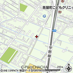 岡山県倉敷市茶屋町534-3周辺の地図