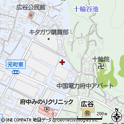 広島県府中市元町68周辺の地図