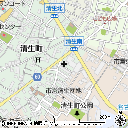 松阪市東地区市民センター周辺の地図