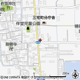 奈良県磯城郡三宅町伴堂403-1周辺の地図