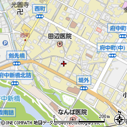 広島県府中市府中町129周辺の地図