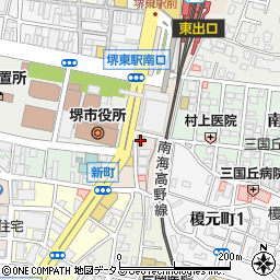 セブンイレブン堺東駅前店周辺の地図