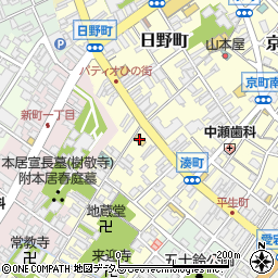 ファミリーマート松阪湊町店周辺の地図
