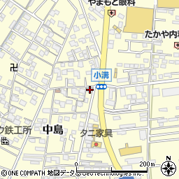 岡山県倉敷市中島2106周辺の地図