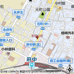 広島県府中市元町476周辺の地図