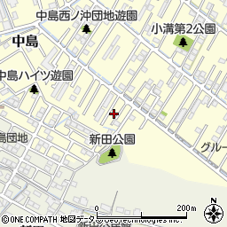 岡山県倉敷市中島1810周辺の地図