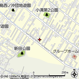 中島外新田公園周辺の地図