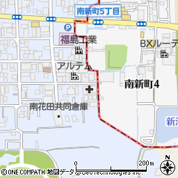 米田ダイガスト工業周辺の地図