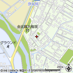 岡山県倉敷市茶屋町134-6周辺の地図