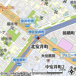 安井町周辺の地図