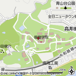 大阪府立修徳学院周辺の地図