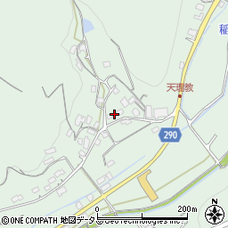 岡山県井原市下稲木町322周辺の地図