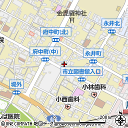 広島県府中市府中町64周辺の地図