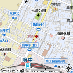 広島県府中市元町478周辺の地図