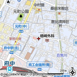 広島県府中市元町453周辺の地図