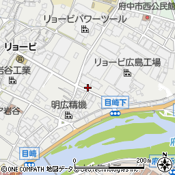 広島県府中市目崎町667周辺の地図