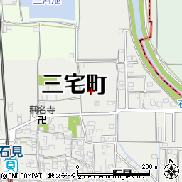 奈良県磯城郡三宅町石見周辺の地図