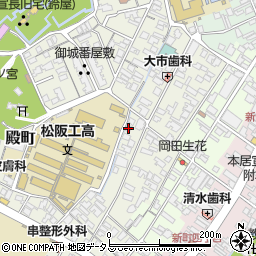 三重県松阪市殿町1250周辺の地図